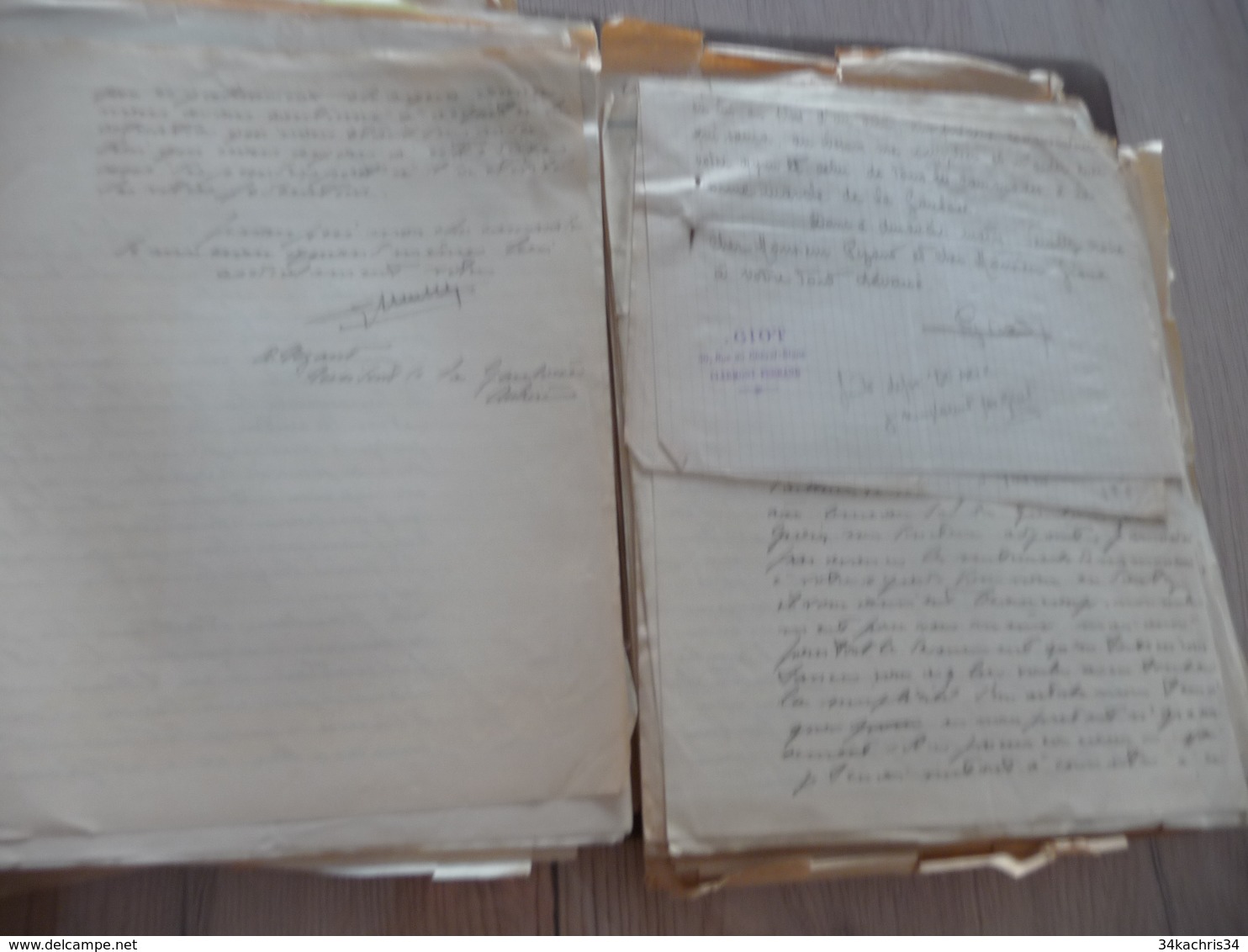 Archive de + de 190 documents photos autographes manuscrits ... LA Gauloise Harmonie d'Aubière Puy de Dôme Fanfare