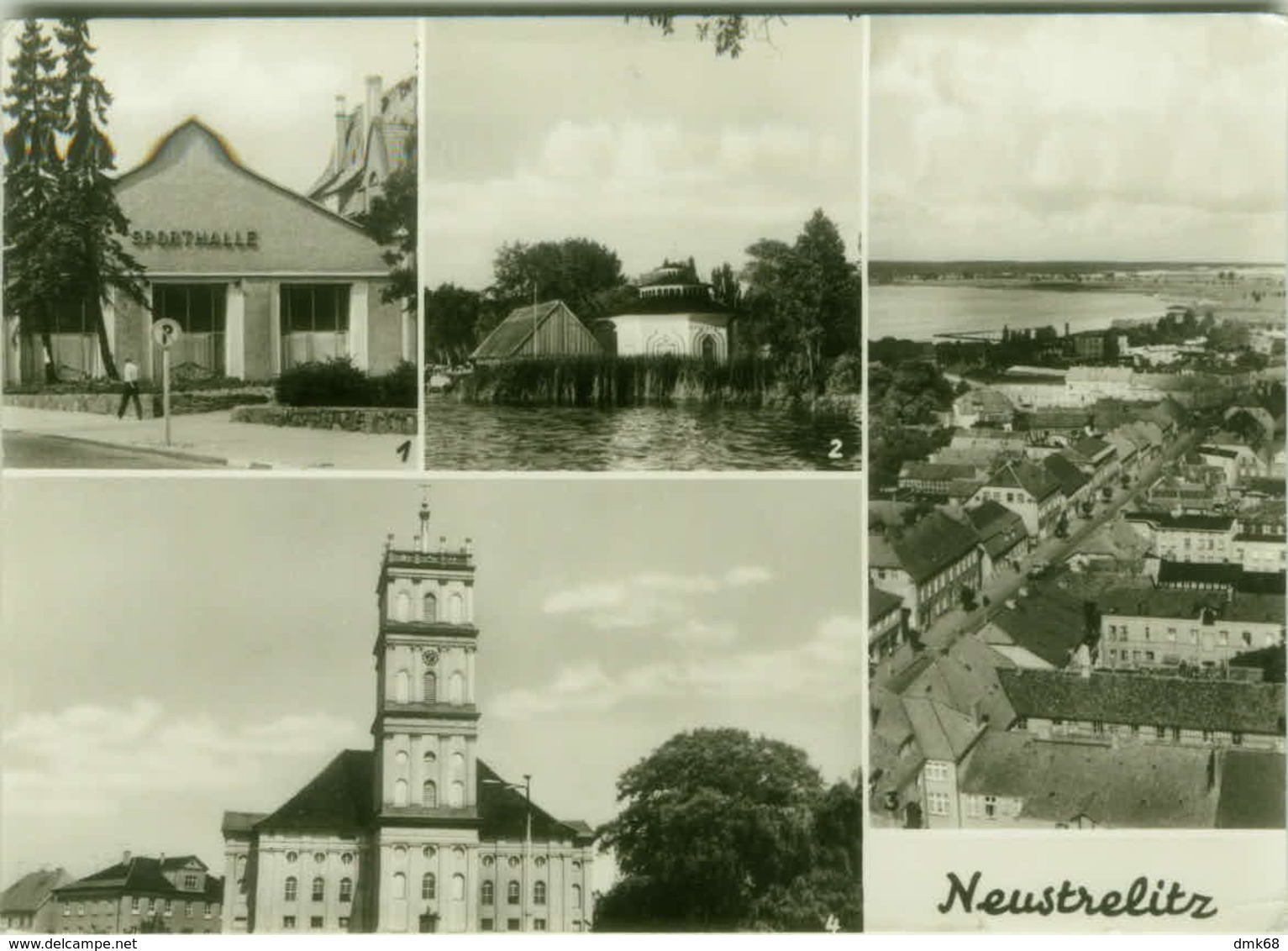 AK GERMANY -   NEUSTRELITZ - MULTIVIEW - VINTAGE POSTCARD (5970) - Neustrelitz