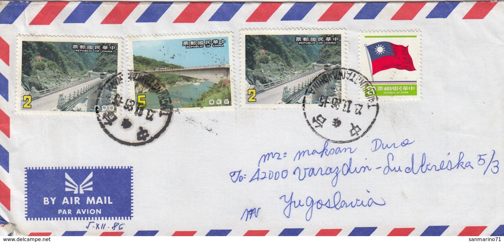 CHINA Cover 12,airmail - Corréo Aéreo