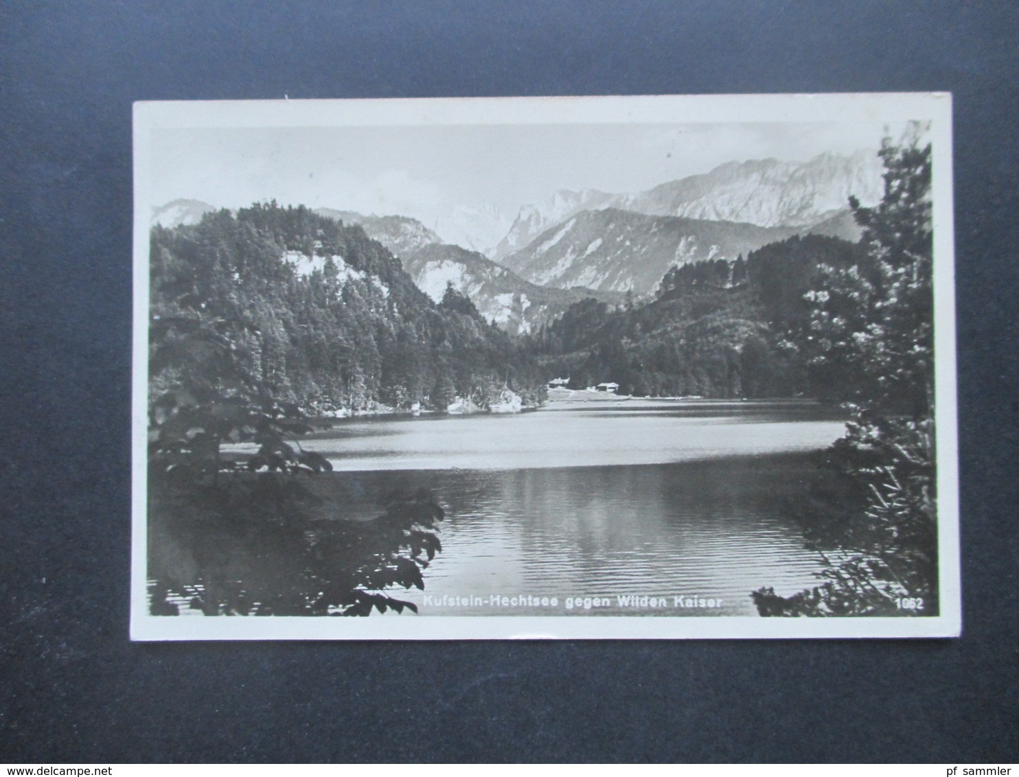 Österreich 1928 Echtfoto AK Kufstein Hechtsee Gegen Wilden Kaiser Stempel Gasthaus Klause - Covers & Documents