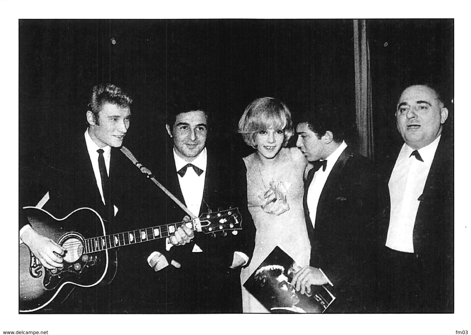 Johnny Hallyday Sylvie Vartan Paul Anka Richard Anthony Bruno Coquatrix - Altri & Non Classificati