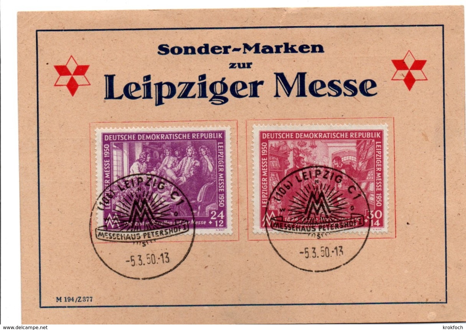 Leipzig 1950 - Leipziger Messe - Lettres & Documents