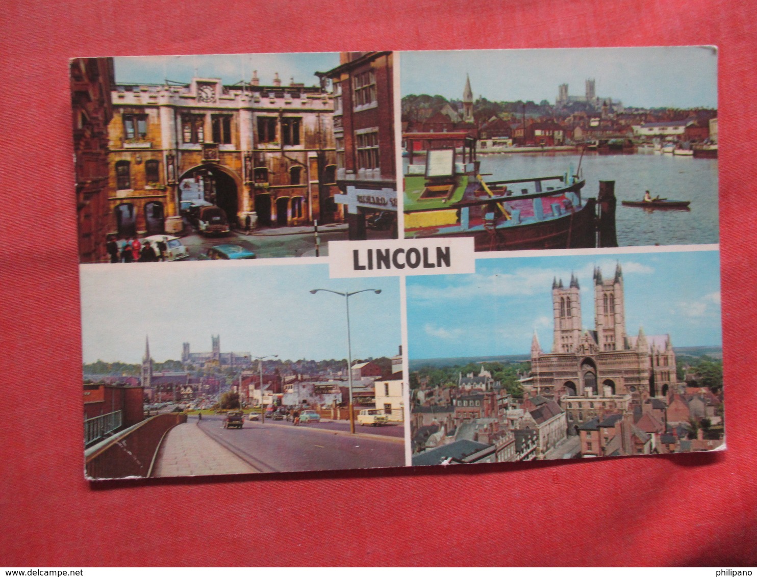 England > Lincolnshire > Lincoln  Stamp  & Cancel    Ref 3785 - Lincoln