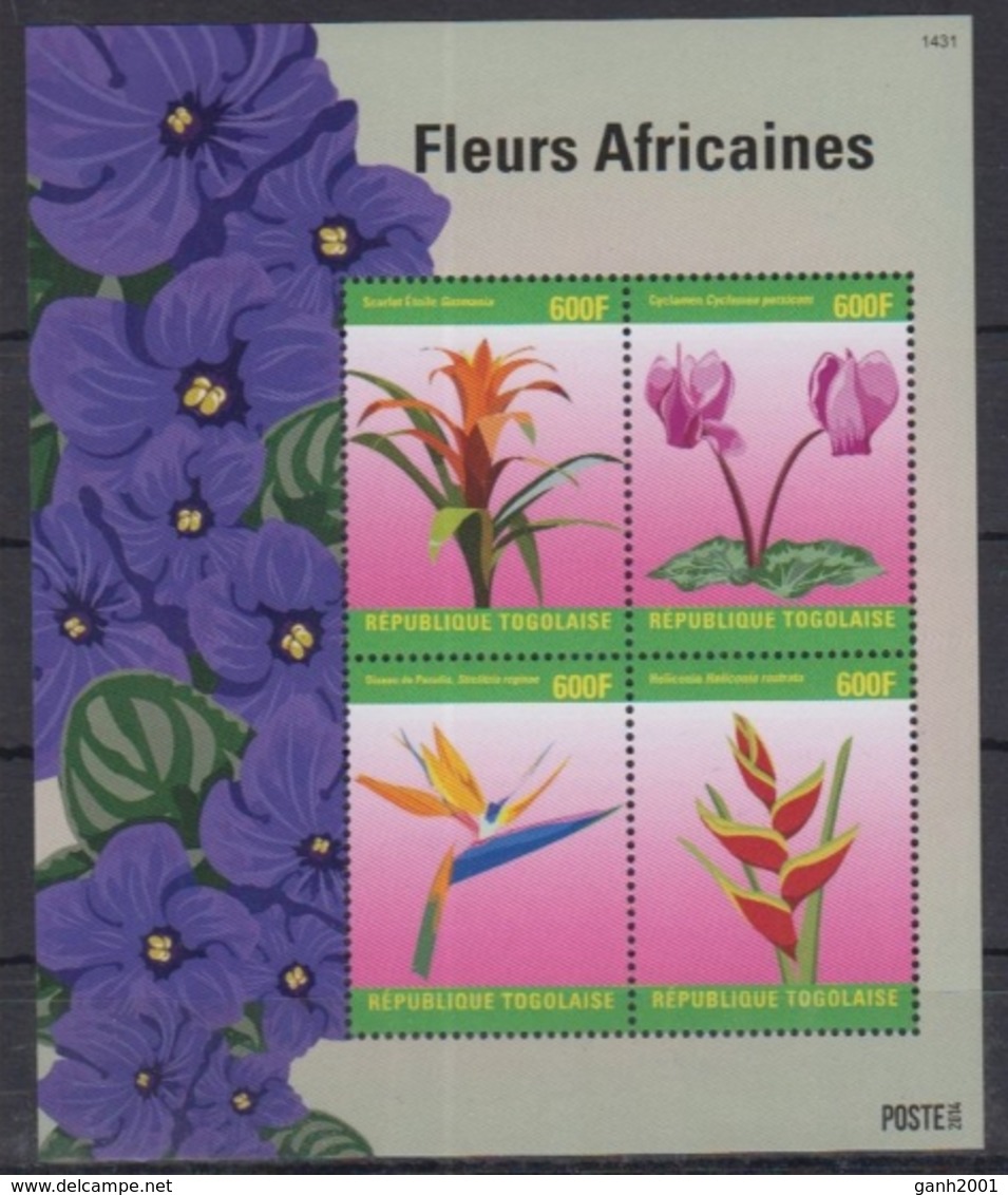 Togo 2014 / Flowers MNH Flores Blumen Fleurs / Cu2932  31-62 - Otros & Sin Clasificación