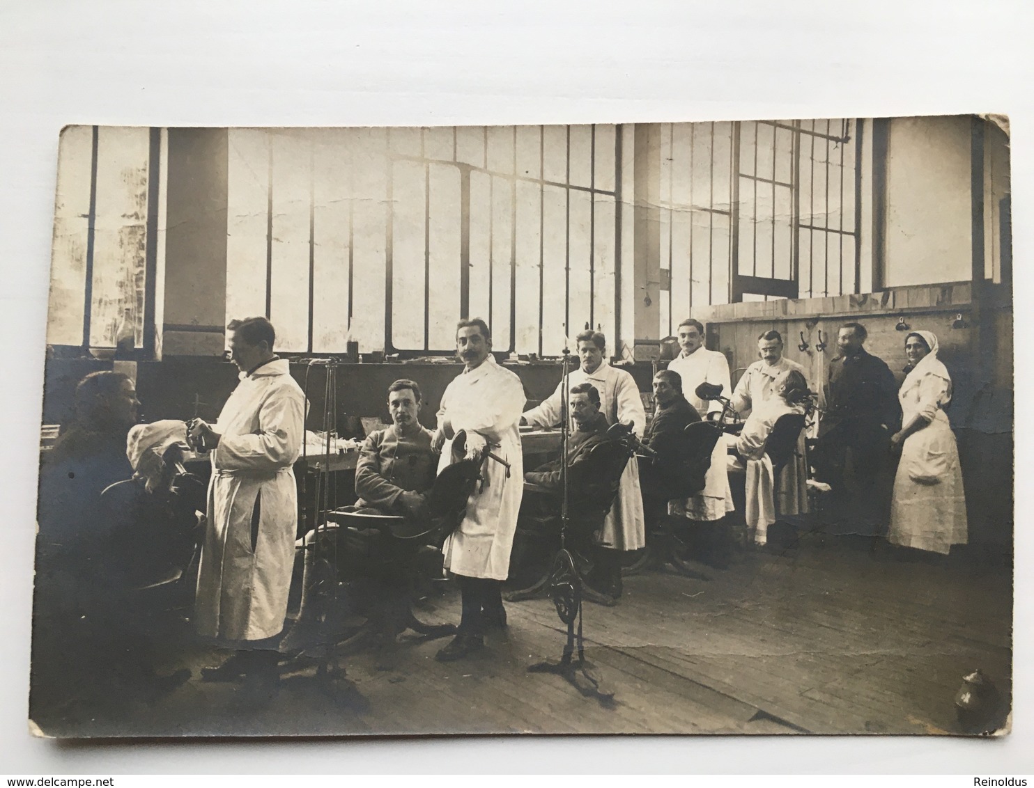 Foto Ak Soldaten Francais Dentist? - Weltkrieg 1914-18