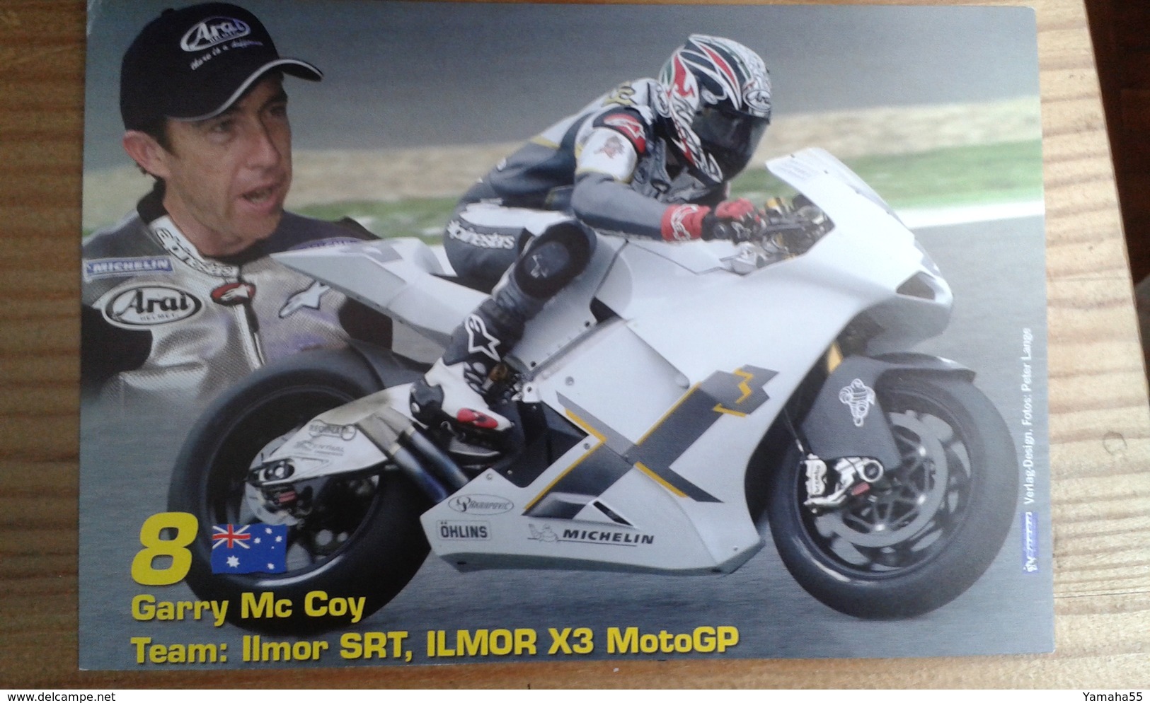 Carte Postale Moto Gp Garry Mc Coy - Motorbikes