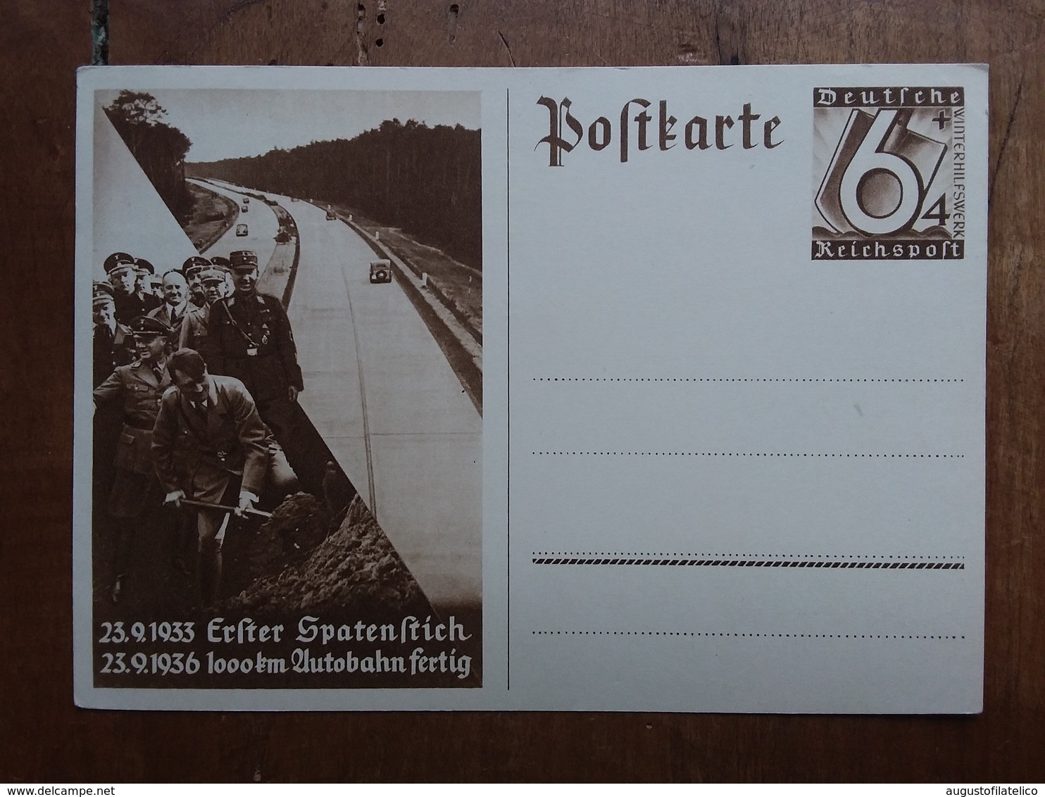 GERMANIA III REICH - Cartolina Postale Commemorativa Del 1933 Con Hitler - Nuova + Spese Postali - Altri & Non Classificati