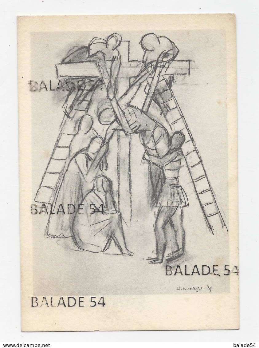 5 CPM - Chapelle Du Rosaire à VENCE (06) Réalisée Par Henri Matisse, Jeux De Lumière, Crucifix De L'autel....étude Pour - Vence