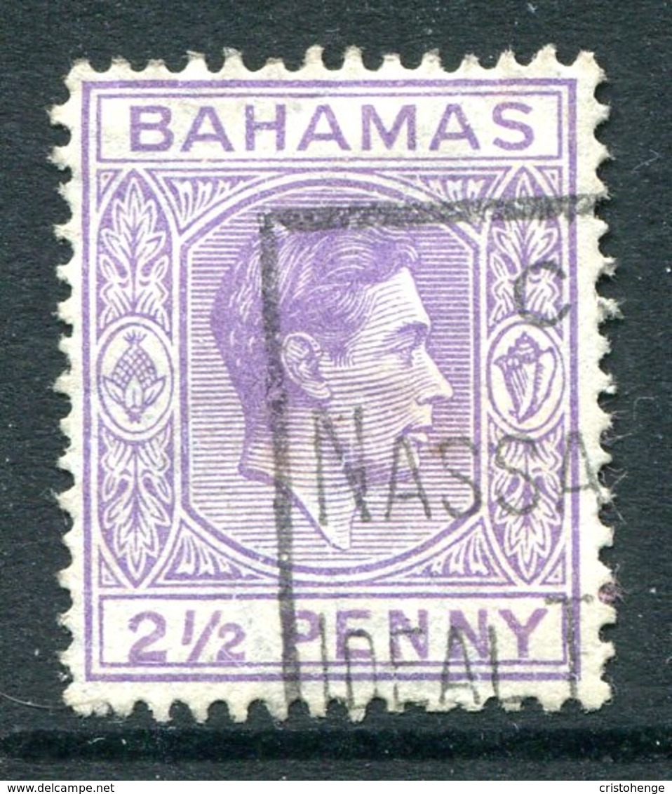 Bahamas 1938-52 KGVI Definitives - 2½d Violet Used (SG 153a) - 1859-1963 Colonie Britannique