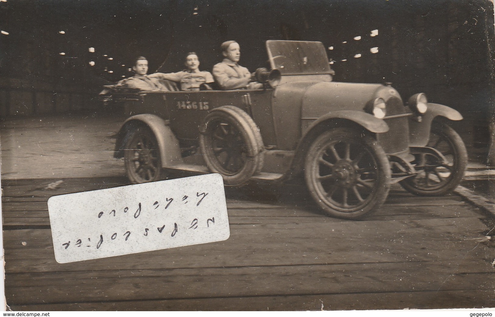 TREVES  / TRIER - Militaires Dans Une Automobile En 1919 ( Carte Photo à Destination De Réalmont Dans Le Tarn   ) 1/2 - Trier