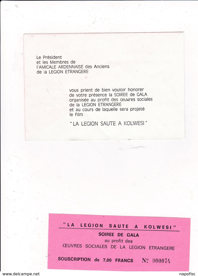 08-Fédération Des Sociétés D'Anciens De La Légion Etrangère ..Charleville-Mézières (Ardennes) - Documents
