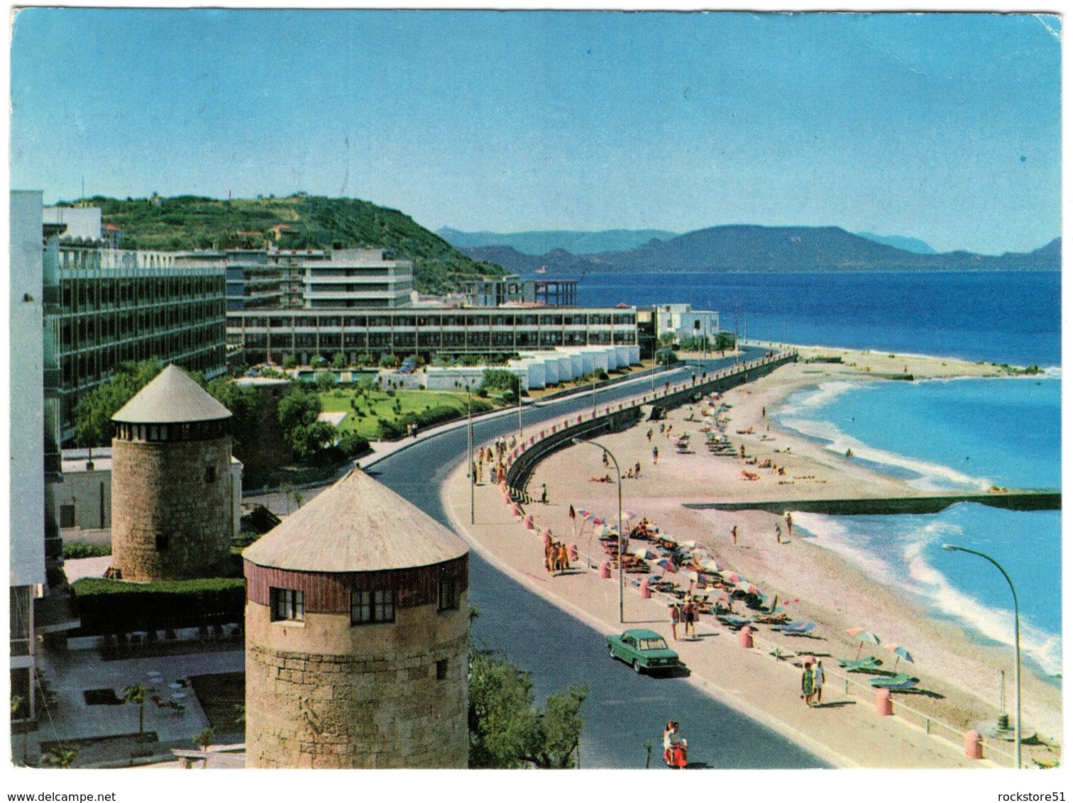 Rhodos 2 Postcards - Griechenland
