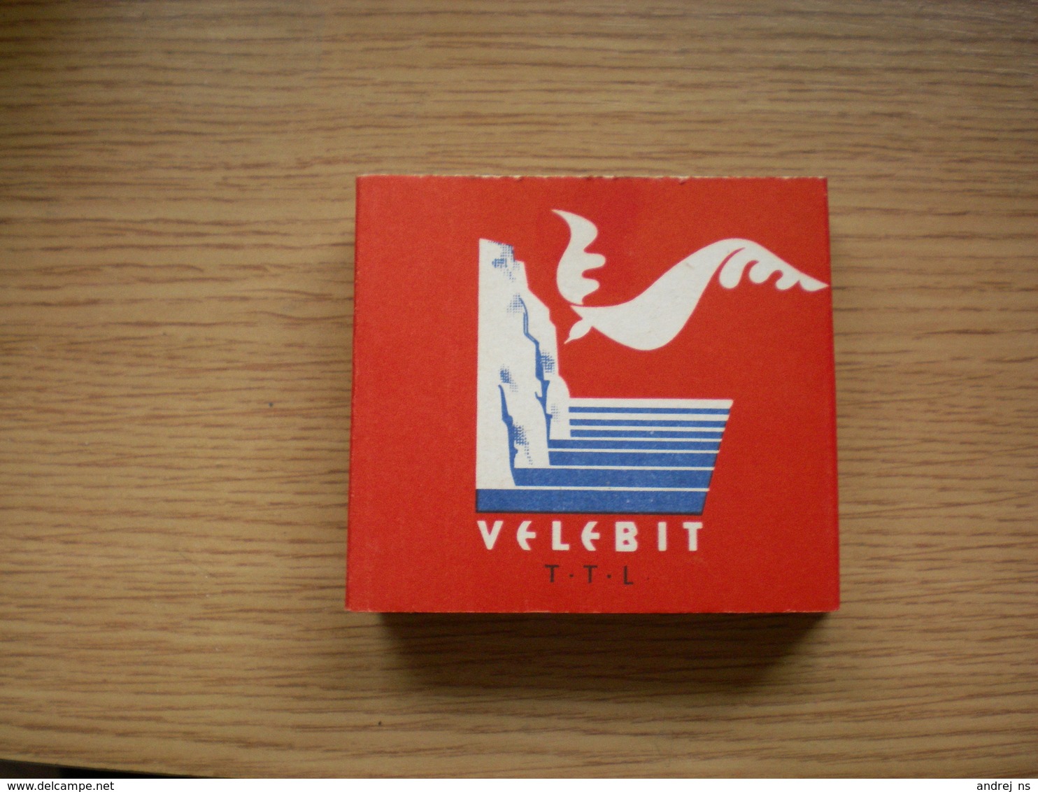 Old Cardboard Tobacco Box Velebit  20 Cigaret - Contenitori Di Tabacco (vuoti)