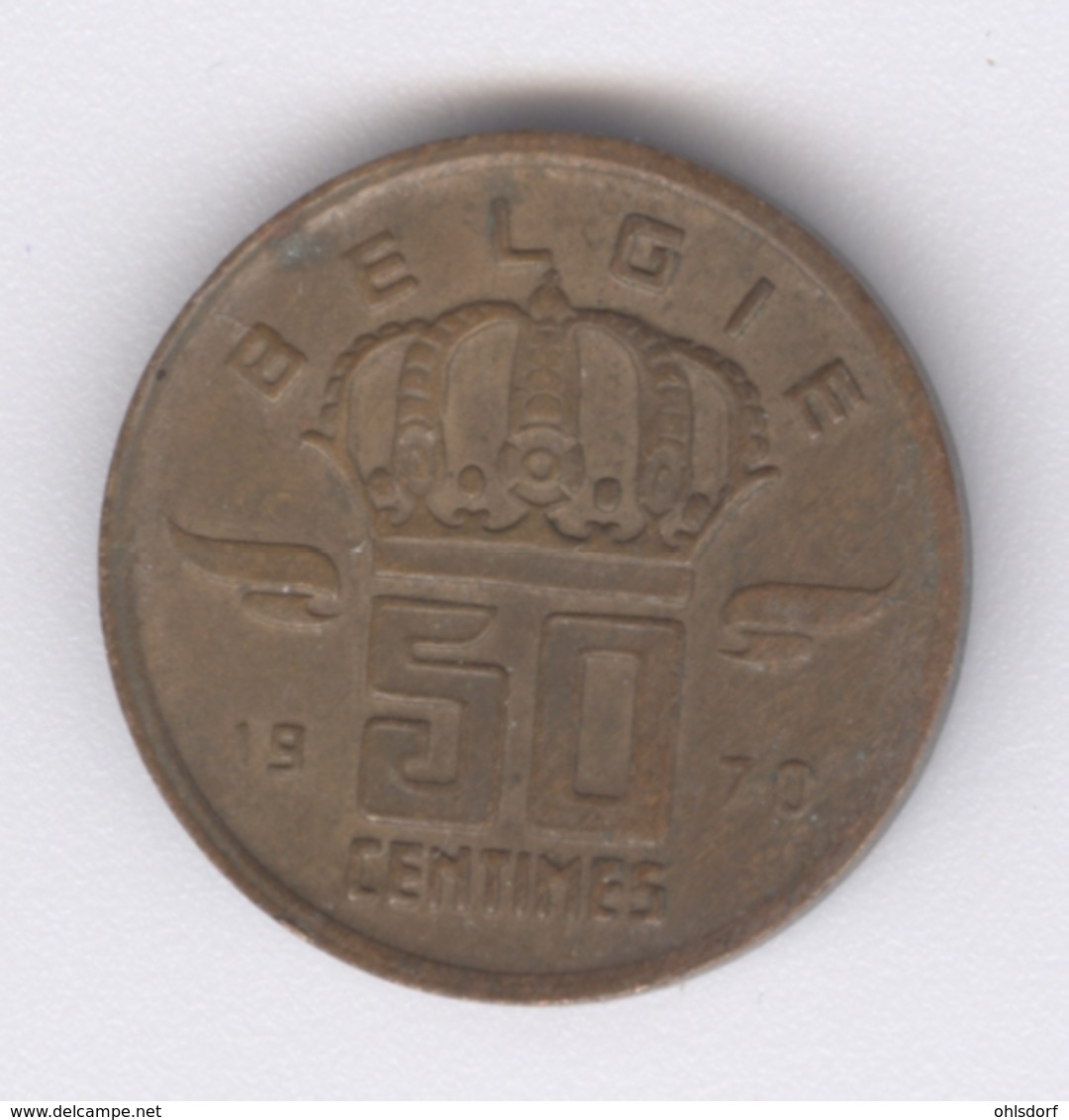 BELGIE 1970: 50 Centimes, KM 149 - 50 Cent