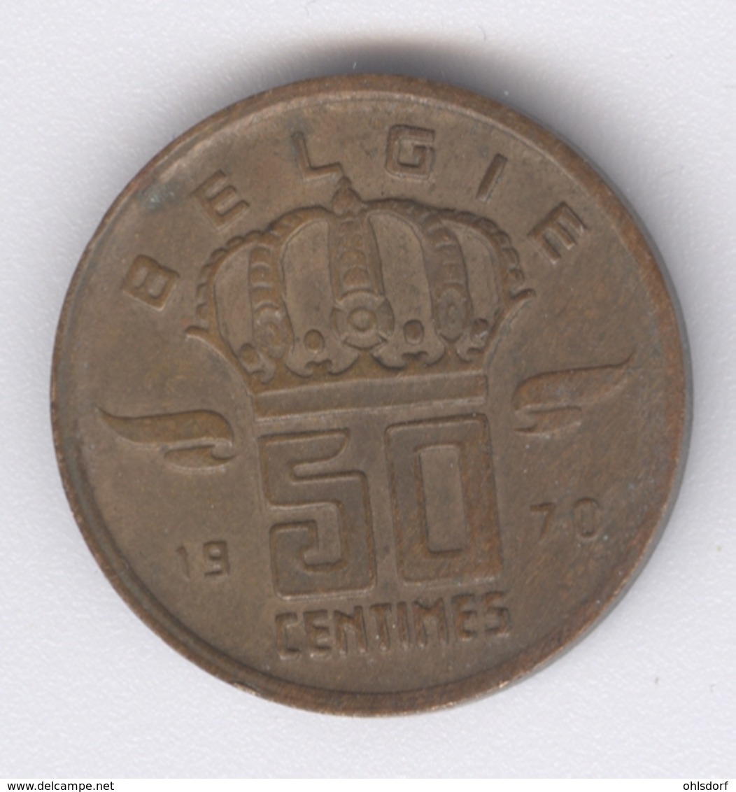 BELGIE 1970: 50 Centimes, KM 149 - 50 Cent