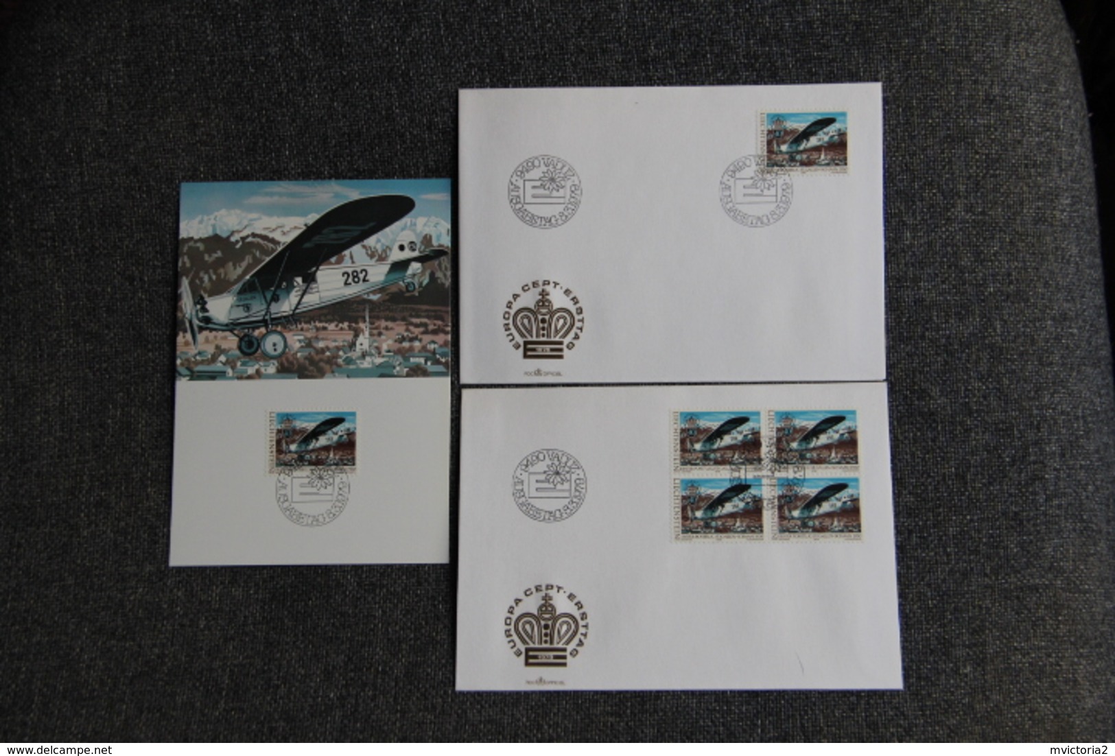 LIECHTENSTEIN : 8 Mars 1979 : Aéroplane Postal Au Dessus De SCHAAN - Briefe U. Dokumente