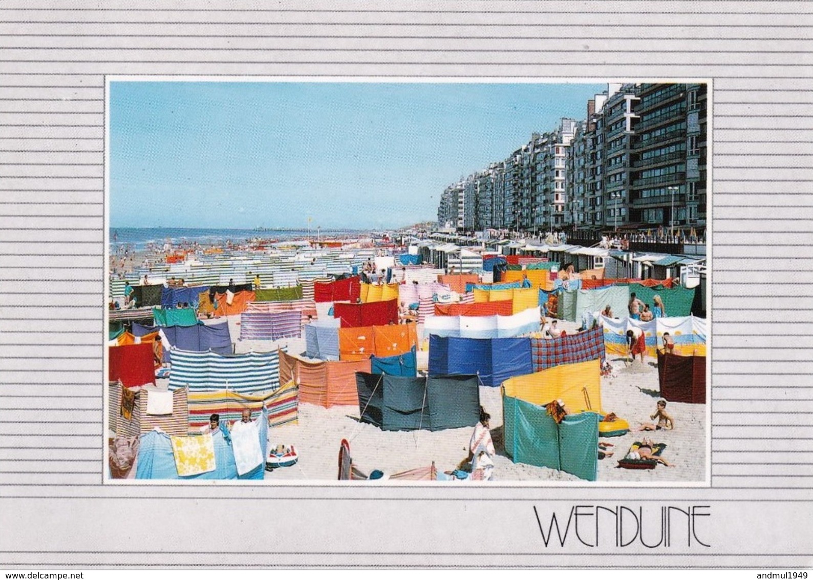 WENDUINE - Plage Et Digue - Oblitération De 1991 - Wenduine