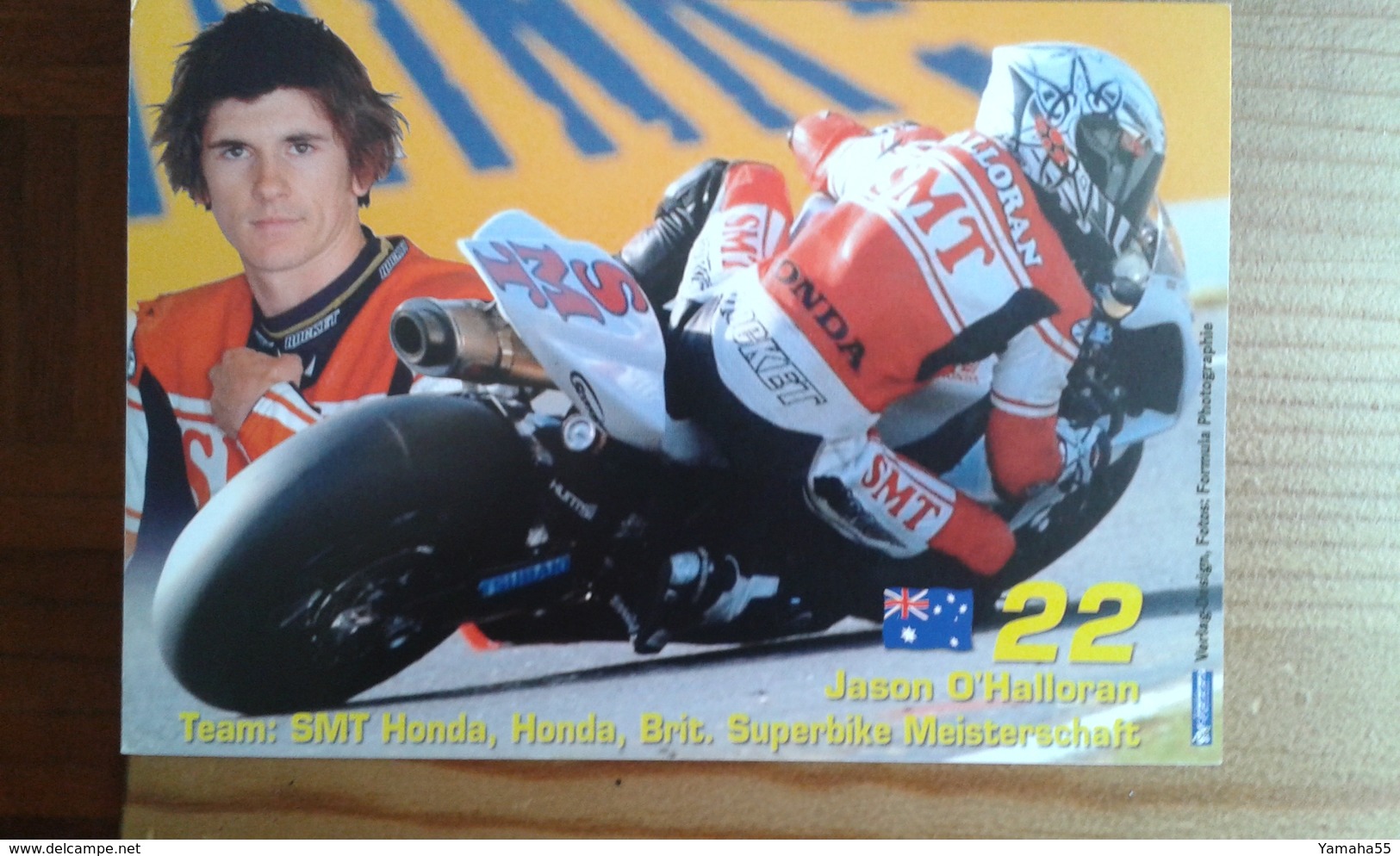 Carte Postale Moto Gp Honda Jason O'halloran - Motorbikes