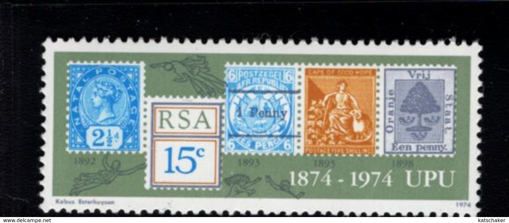 900271960 1974 UPU - SOUTH AFRICA SCOTT 407 POSTFRIS MINT NEVER HINGED EINWANDFREI (XX) - Non Classés