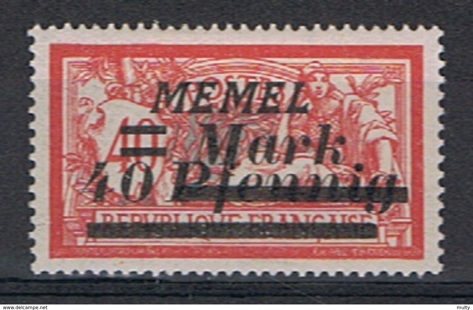 Memel Y/T 84 (*) - Unused Stamps