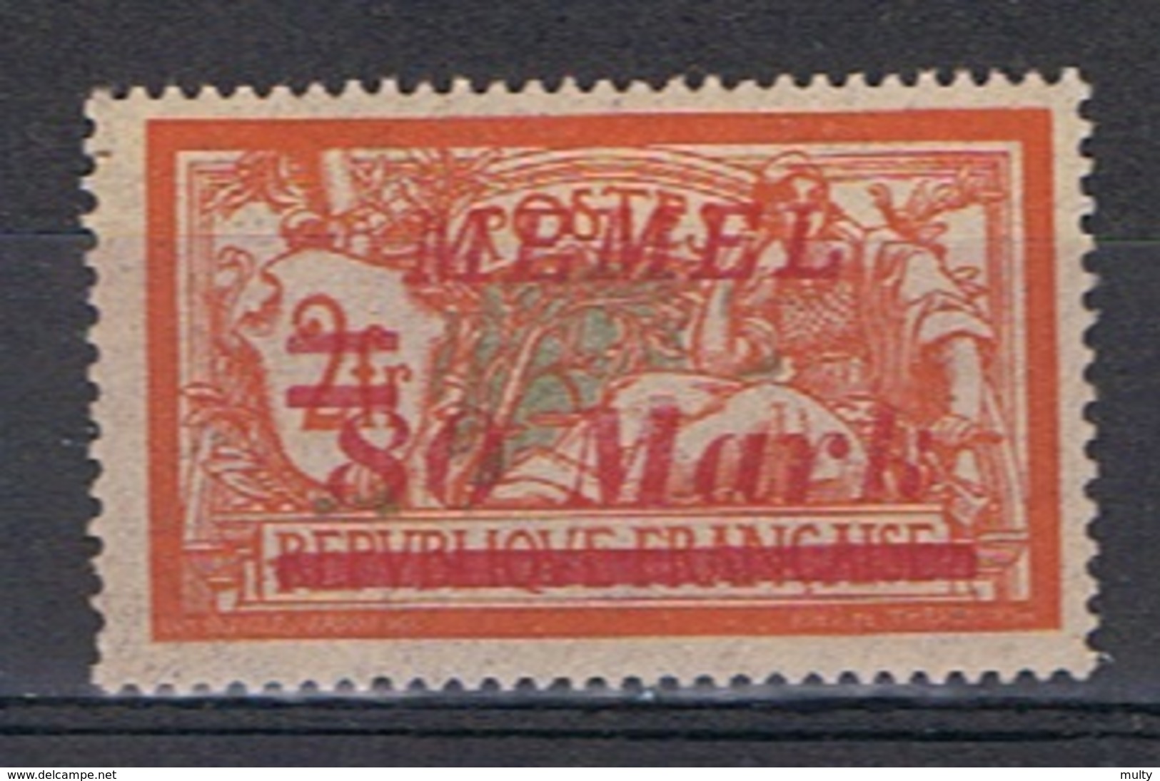 Memel Y/T 93 (*) - Unused Stamps