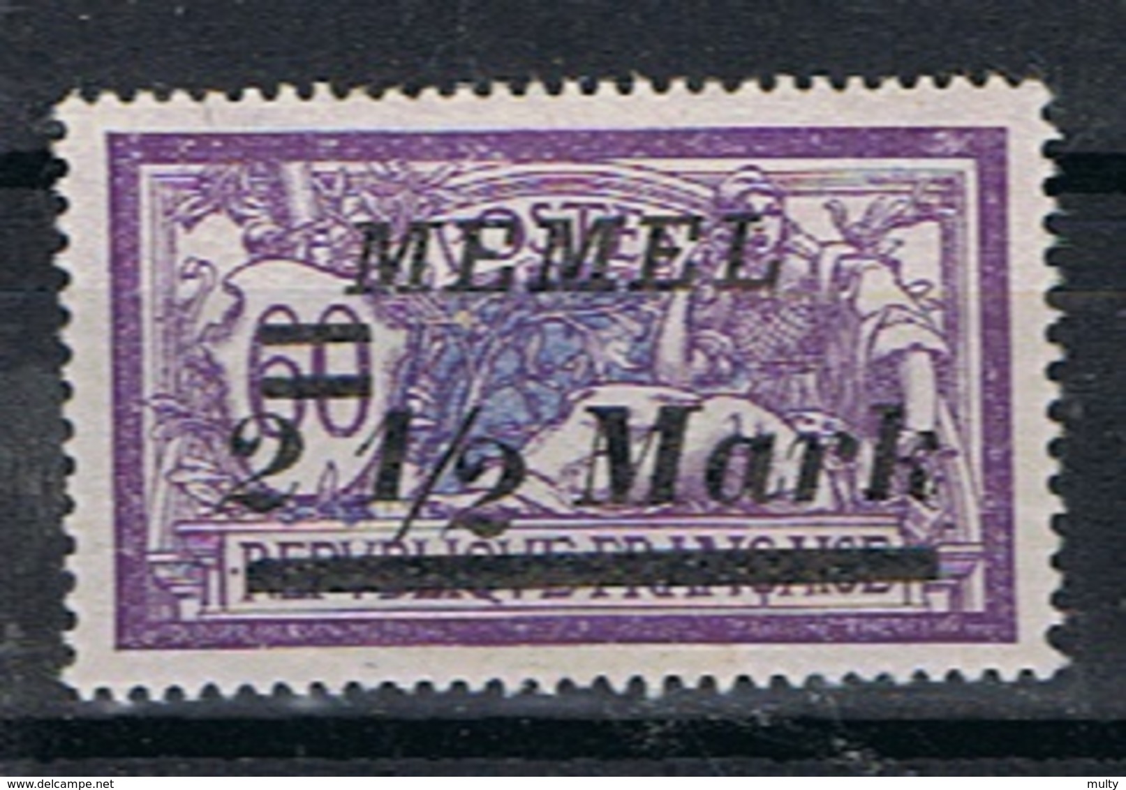 Memel Y/T 71 (*) - Unused Stamps