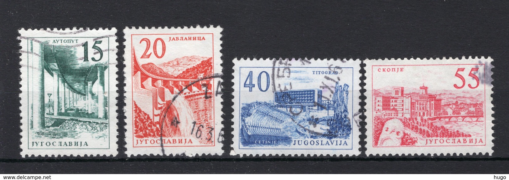 JOEGOSLAVIE Yt. 794/797° Gestempeld 1959 - Used Stamps