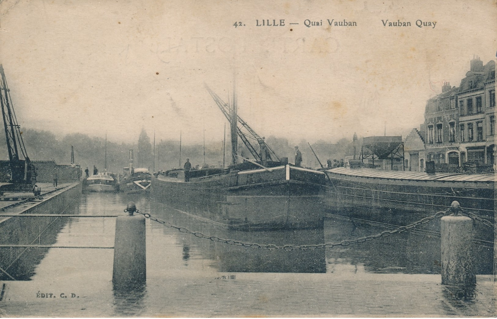 Lille ELD CD 42 Quai Vauban Rare état Moyen - Lille