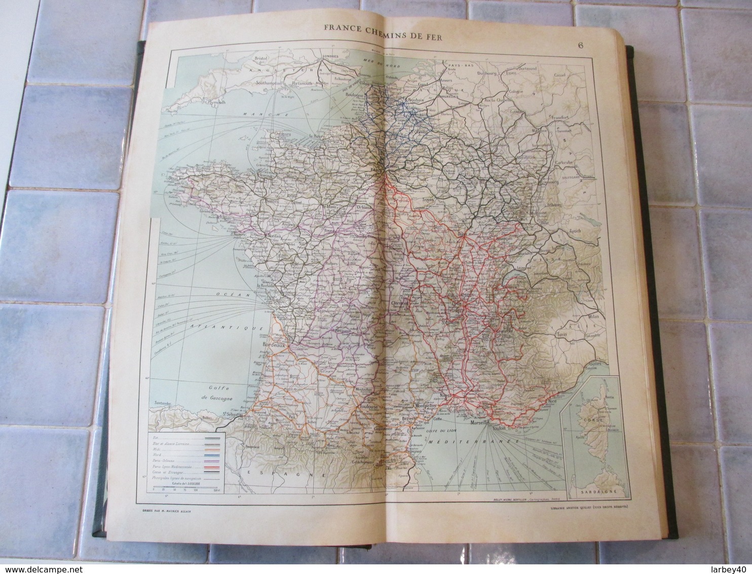 Atlas Universel Quillet - Le Monde Francais 1933 - France Et Colonies - Géographie