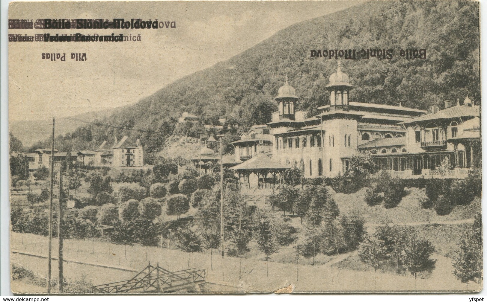 Slșnic Moldova Health Resort - Administrative Building And Casino  (print Error) - Roumanie