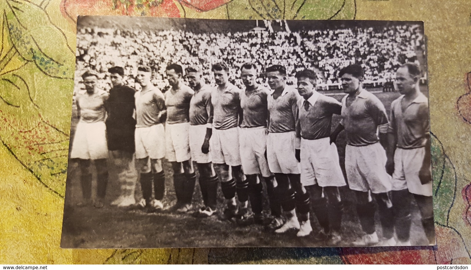 UKRAINE. TEAM "DINAMO" KIEV  - In 1936  - USSR POSTCARD 1986 - Soccer - Football - Voetbal