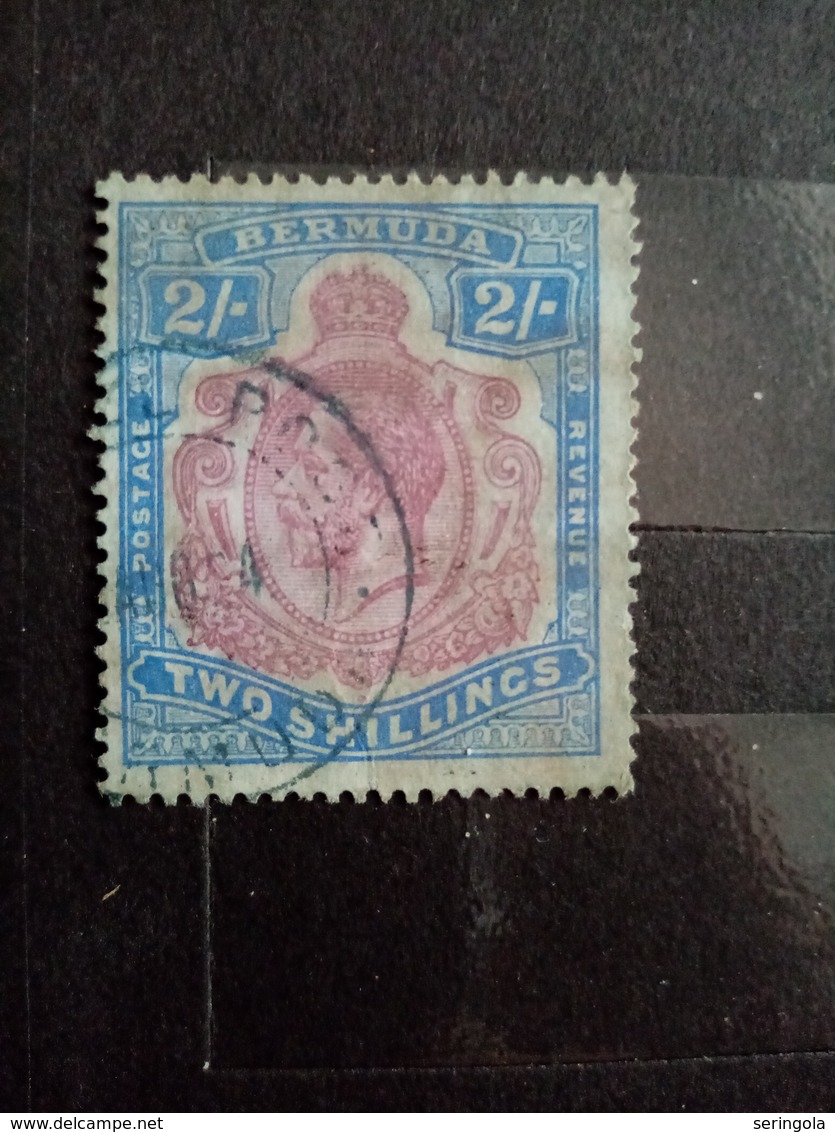 SG. 51b  2 Shillings 1910 - Bermudes