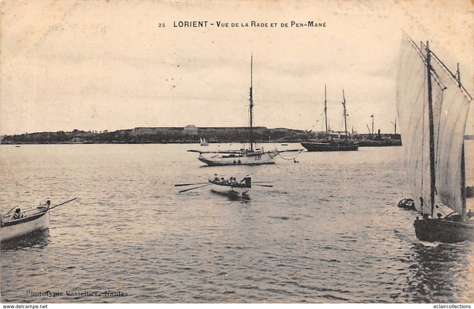 Lorient      56       Vue De La Rade Et De Pen-Mané          (voir Scan) - Lorient