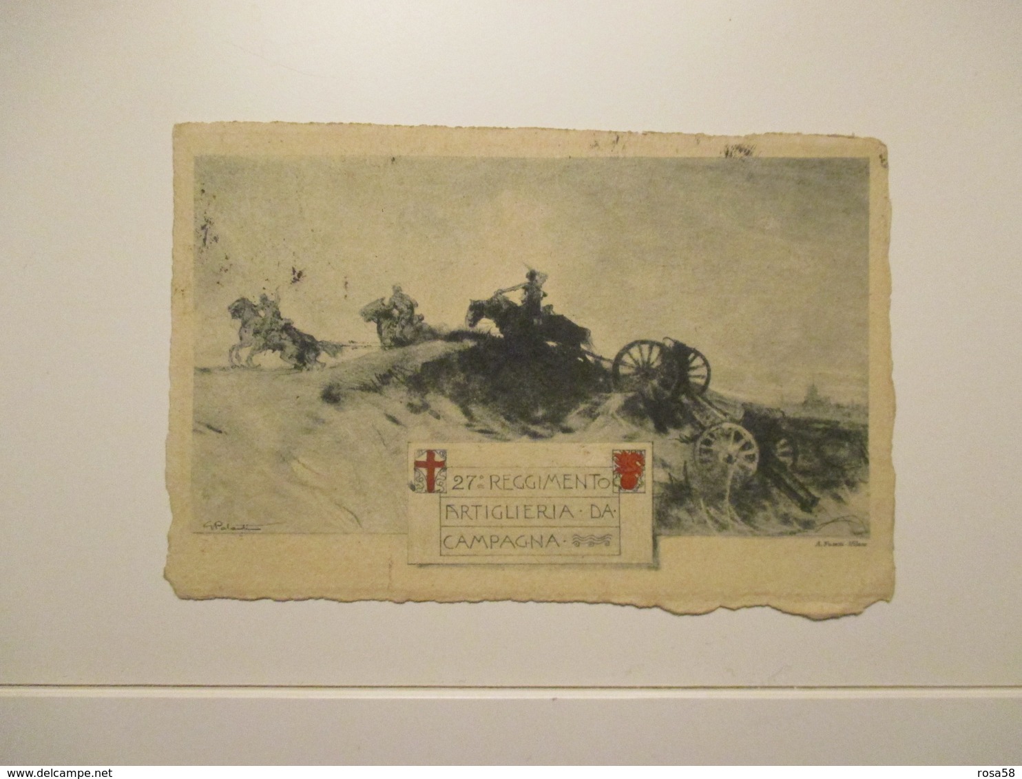 1917 27°Reggimento ARTIGLIERIA Da Campagna - Guerra 1914-18