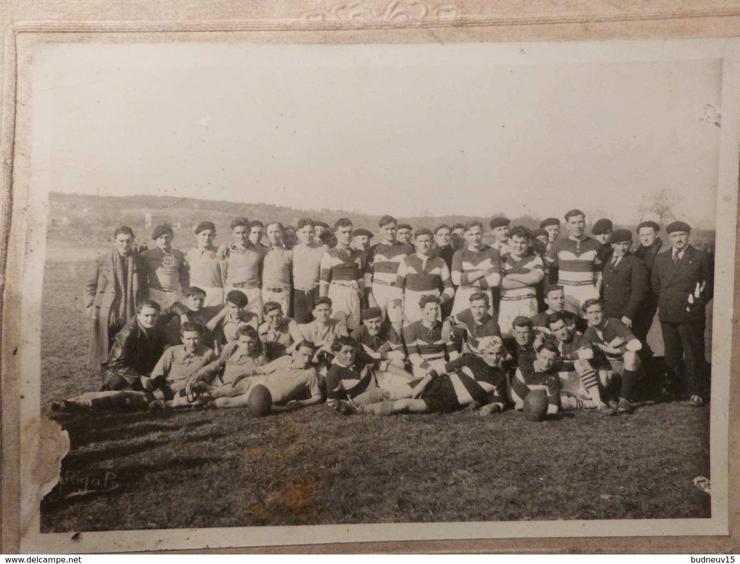 Dordogne, Mussidan, équipe Rugby. - Places