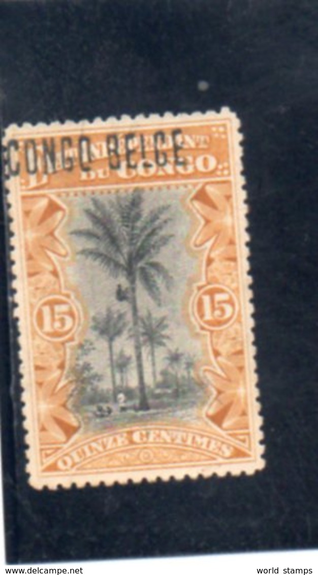 CONGO BELGE 1908 SANS GOMME - Unused Stamps