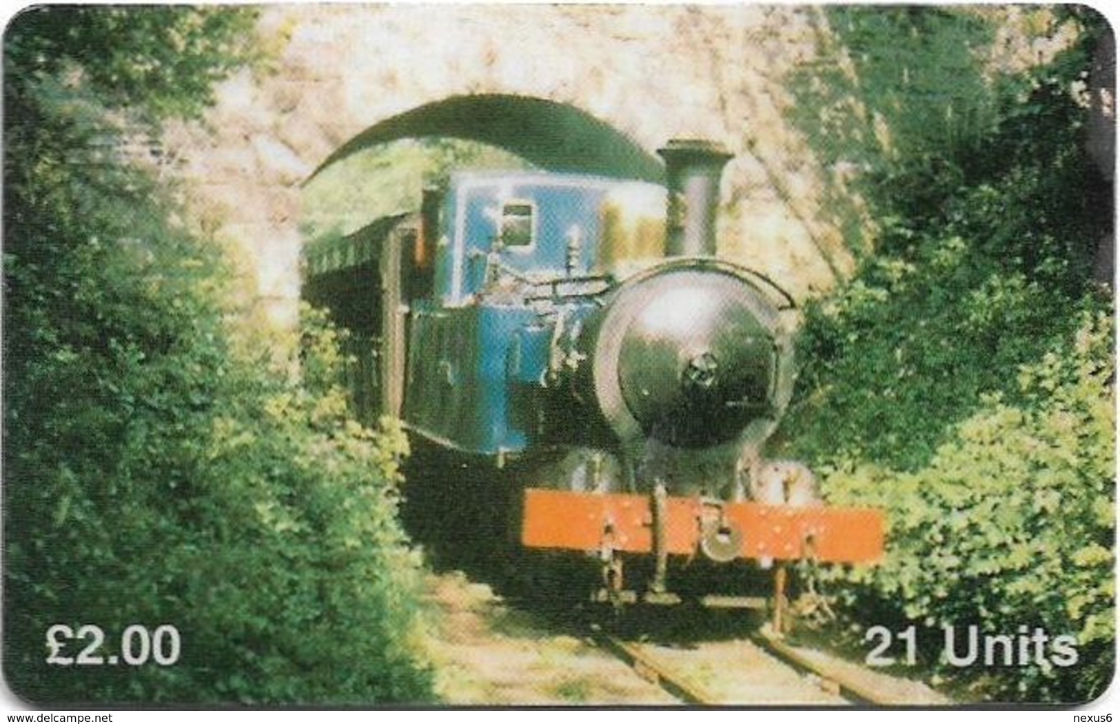Isle Of Man - Chip - Steam Trains - Engine No. 2, The Hutchinson, 2£, 1995, 5.000ex, Used - Man (Isle Of)
