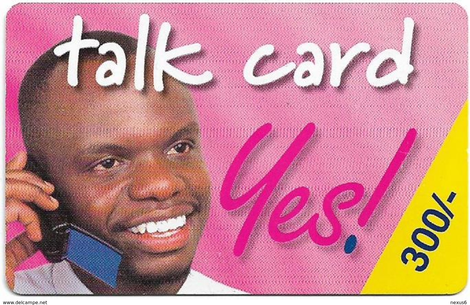 Kenya - Kencell - Talk Card Yes (Backside #2), Exp.31.12.2002, 300KShs, Used - Kenya