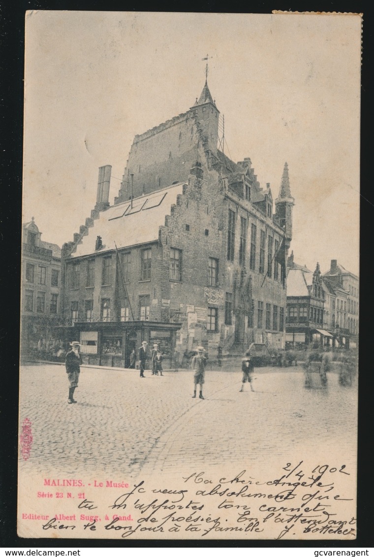 MECHELEN  LE MUSEE   A.SUGG  23 N / 21 - Malines