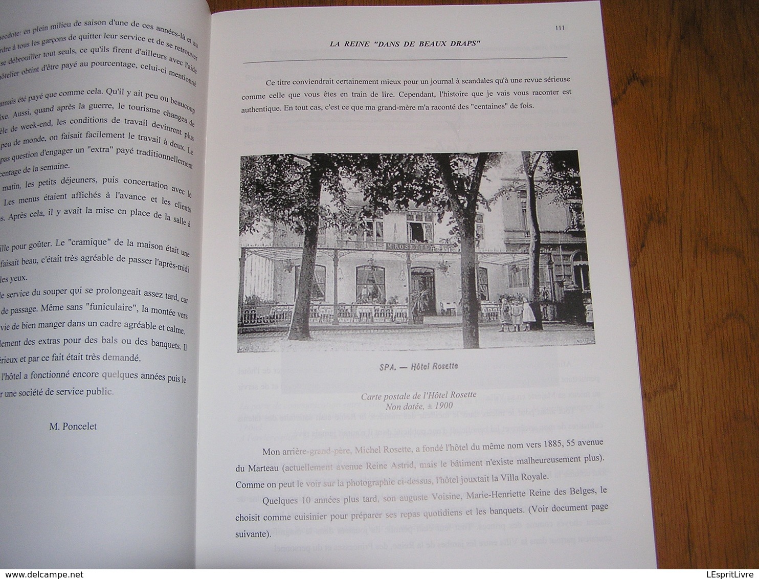 HISTOIRE ET ARCHEOLOGIE SPADOISES Sept 2005 Régionalisme Liège Spa Emile Binot Affaire De La Vieille France N Pirotte - Belgique