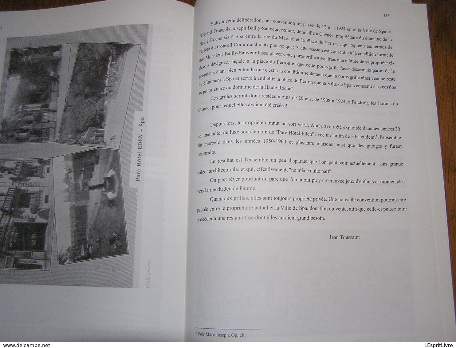 HISTOIRE ET ARCHEOLOGIE SPADOISES Sept 2005 Régionalisme Liège Spa Emile Binot Affaire de la Vieille France N Pirotte