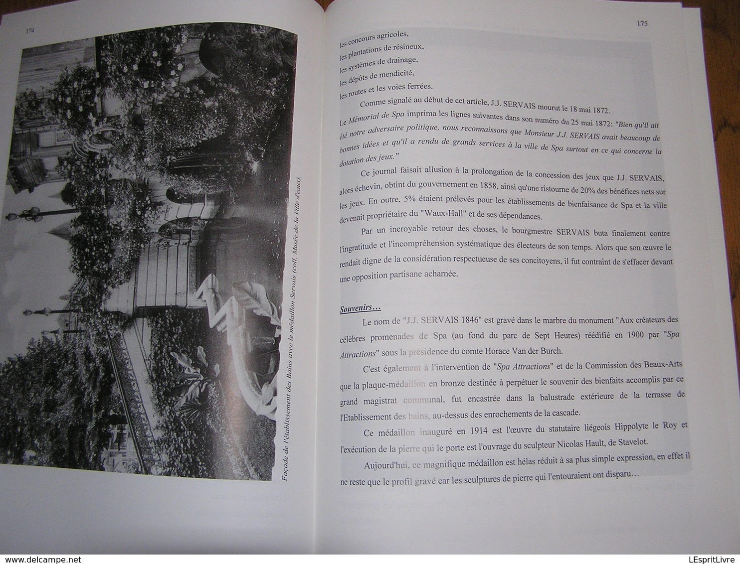 HISTOIRE ET ARCHEOLOGIE SPADOISES Déc 2005 Régionalisme Liège Spa Madame De Genlis J J Servais Yser Guerre 14 18