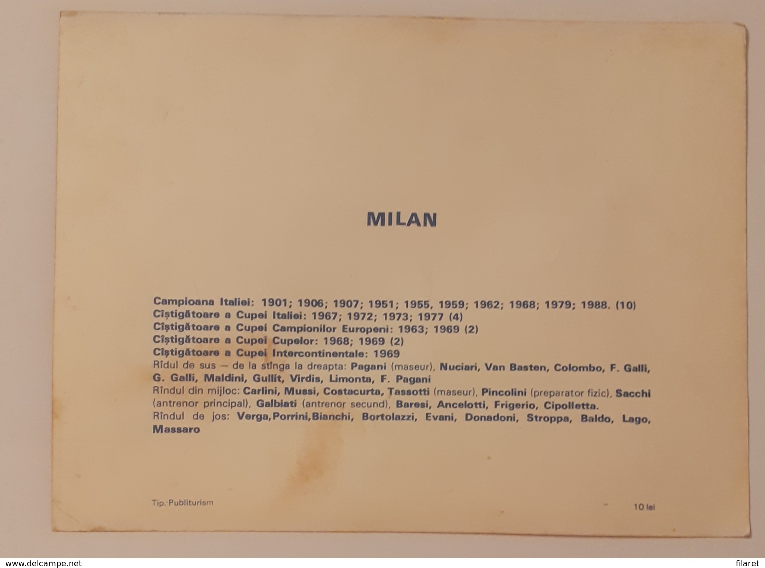 A.C.MILAN TEAM - Uniformes Recordatorios & Misc