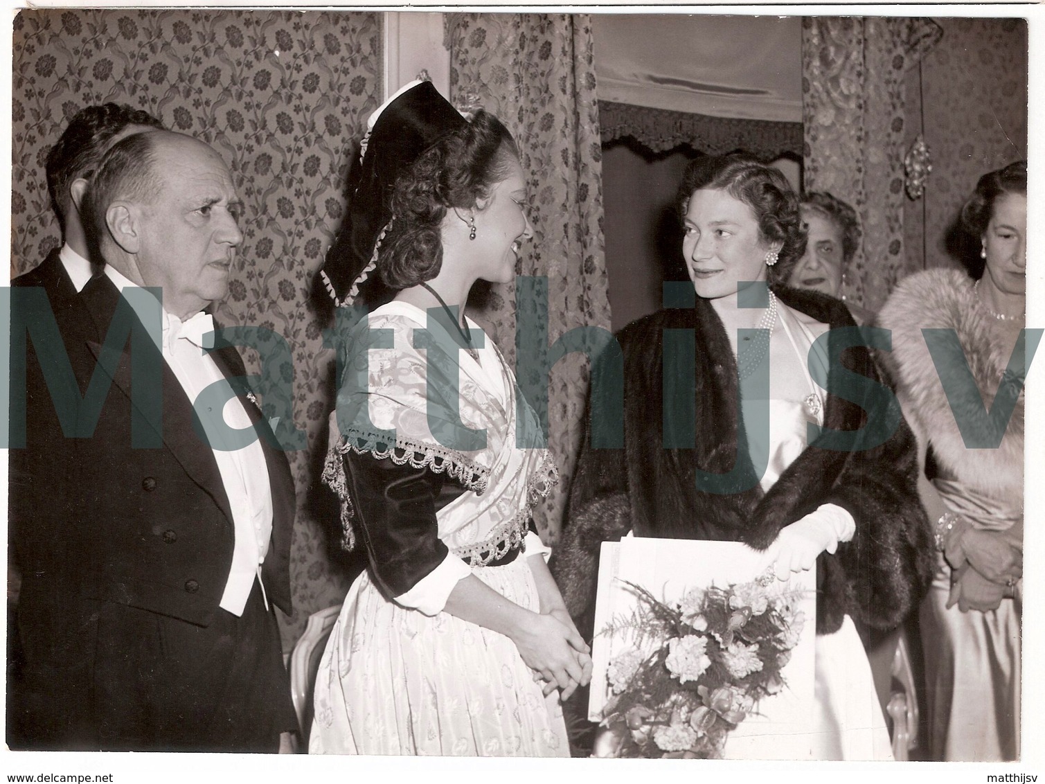Large Real Photo / Original / Royalty / Luxembourg / Grande-Duchesse Josephine Charlotte / Princesse Belgique /Bruxelles - Famille Grand-Ducale