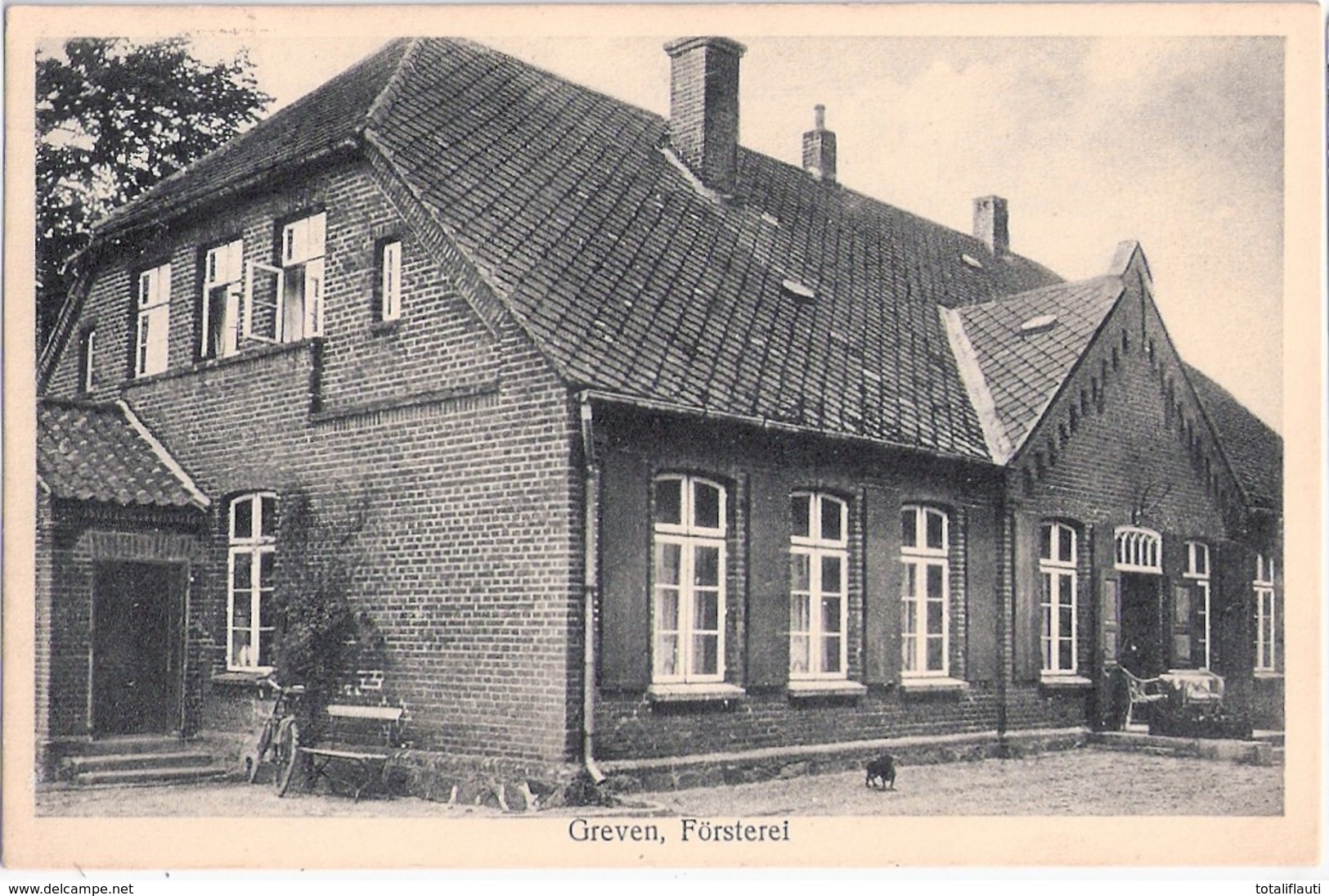 GREVEN Bei Boizenburg Mecklenburg Försterei Mit Dackel Bewachung Landpost Nebenstempel Nachgebühr 18.9.1938 - Boizenburg