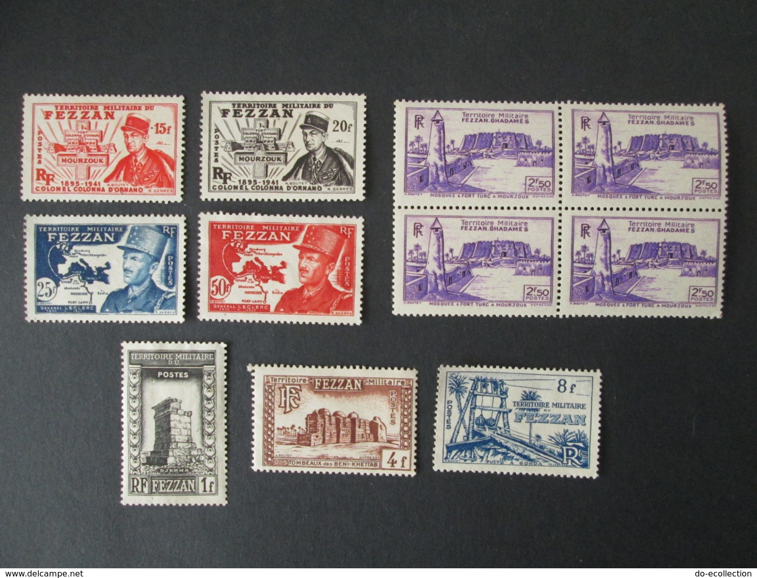 FEZZAN Lot De 11 Timbres 1946 / 1949 / 1950 COLONIES FRANCAISES FRANCE Stamps - Neufs