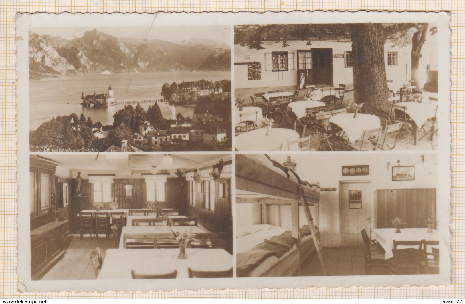 9AL3082 Gmunden  Grabner / Jugendherberge  2 SCANS - Gmunden