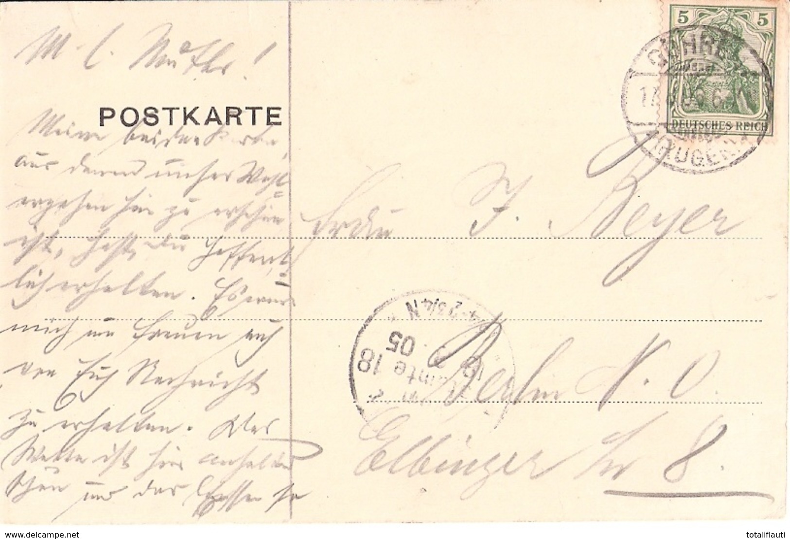 GÖHREN Auf Rügen Nordpeerdhöhe Mit Wasserturm Belebt Color 18.8.1905 Gelaufen - Göhren