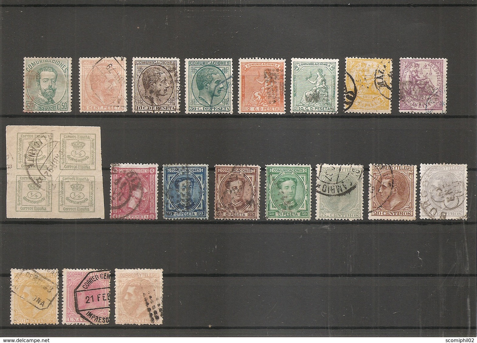 Espagne ( Lot De Timbres Divers Oblitérés) - Usati