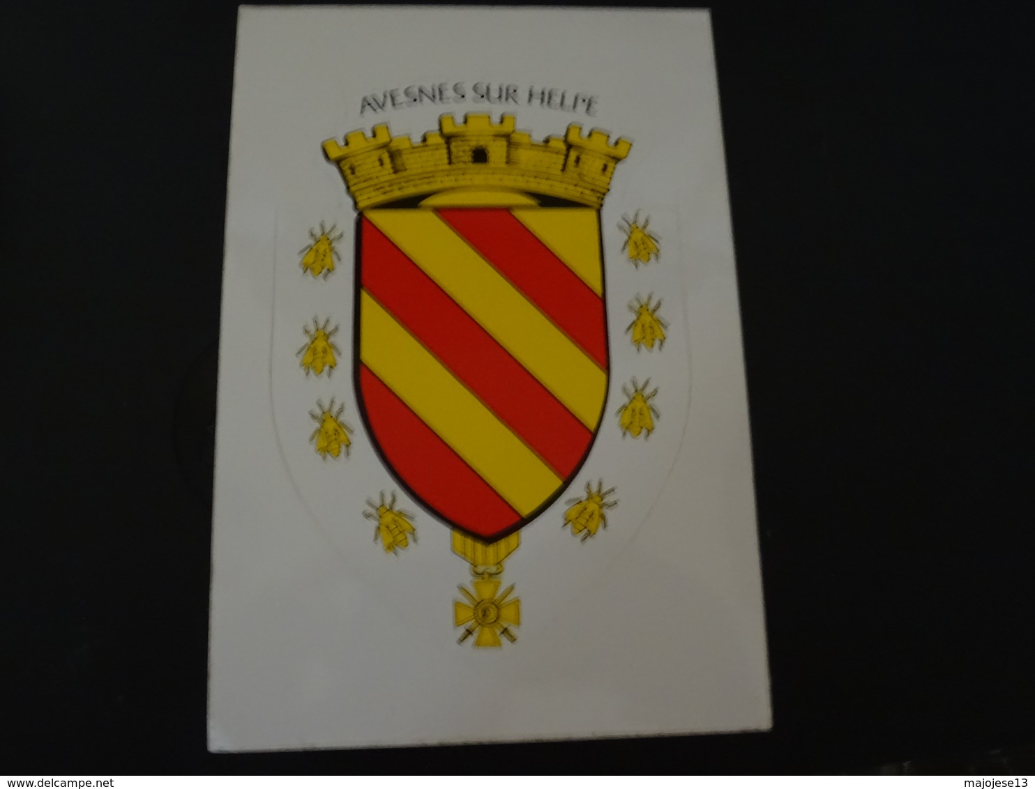 Blason écusson Adhésif Autocollant Avesnes Sur Helpe - Obj. 'Herinnering Van'